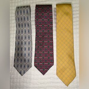 Vintage Men’s Designer Silk Ties from J.S. Blank & Barbara Blank, New York